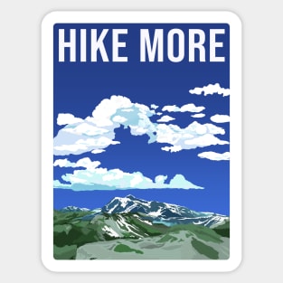 Hike More Sticker